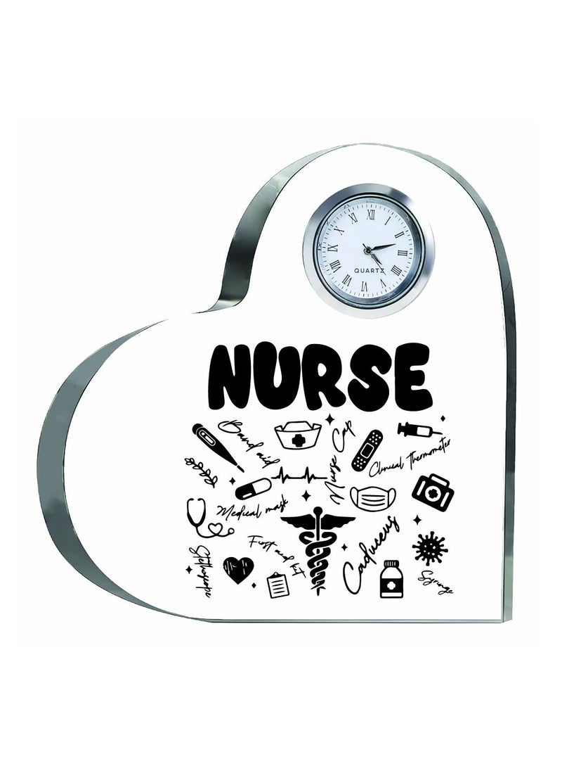 Celebrate International Nurse's Day with a Heartfelt Gift - Crystal Table Centerpiece Gift for Nurses - Appreciation Gifts for Nurse - Perfect for Medical Professionals, Nursing Students