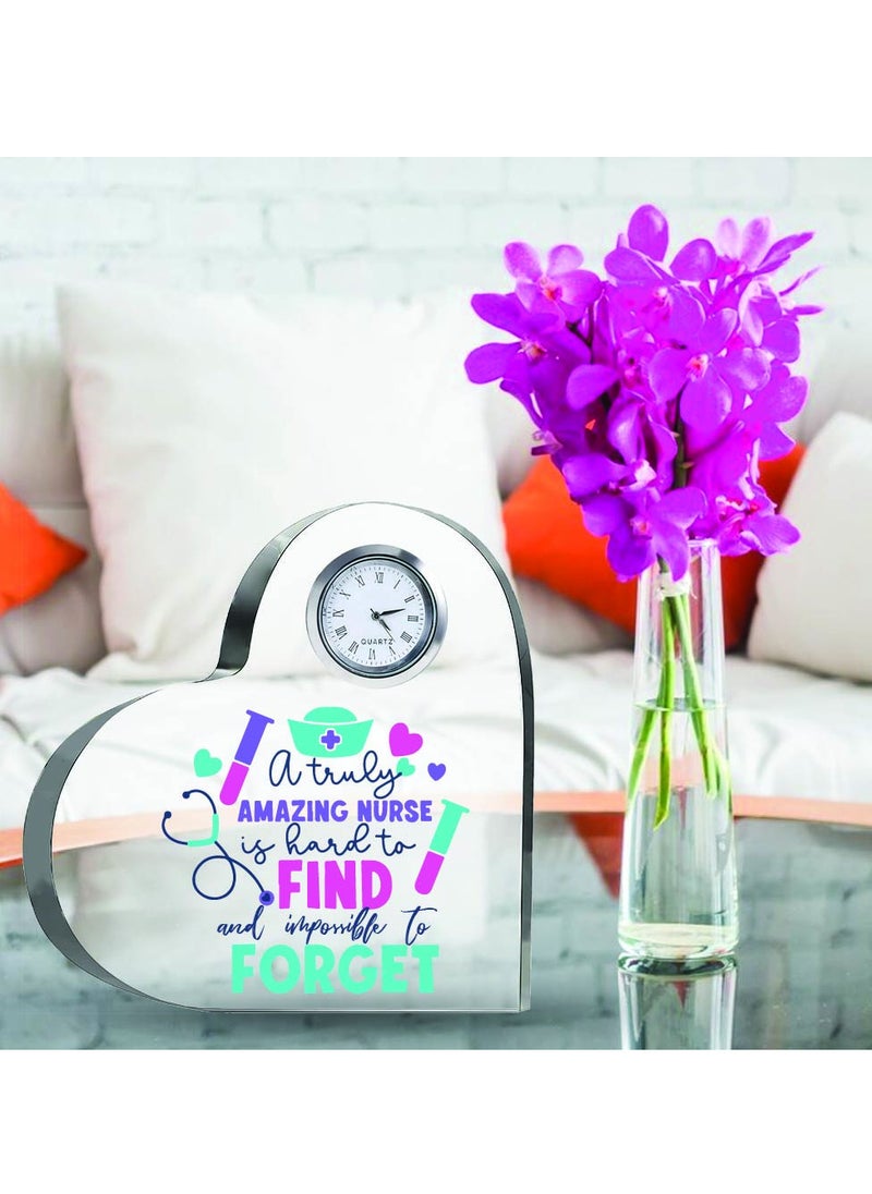 Celebrate International Nurse's Day with a Heartfelt Gift - Crystal Table Centerpiece Gift for Nurses - Appreciation Gifts for Nurse - Perfect for Medical Professionals, Nursing Students