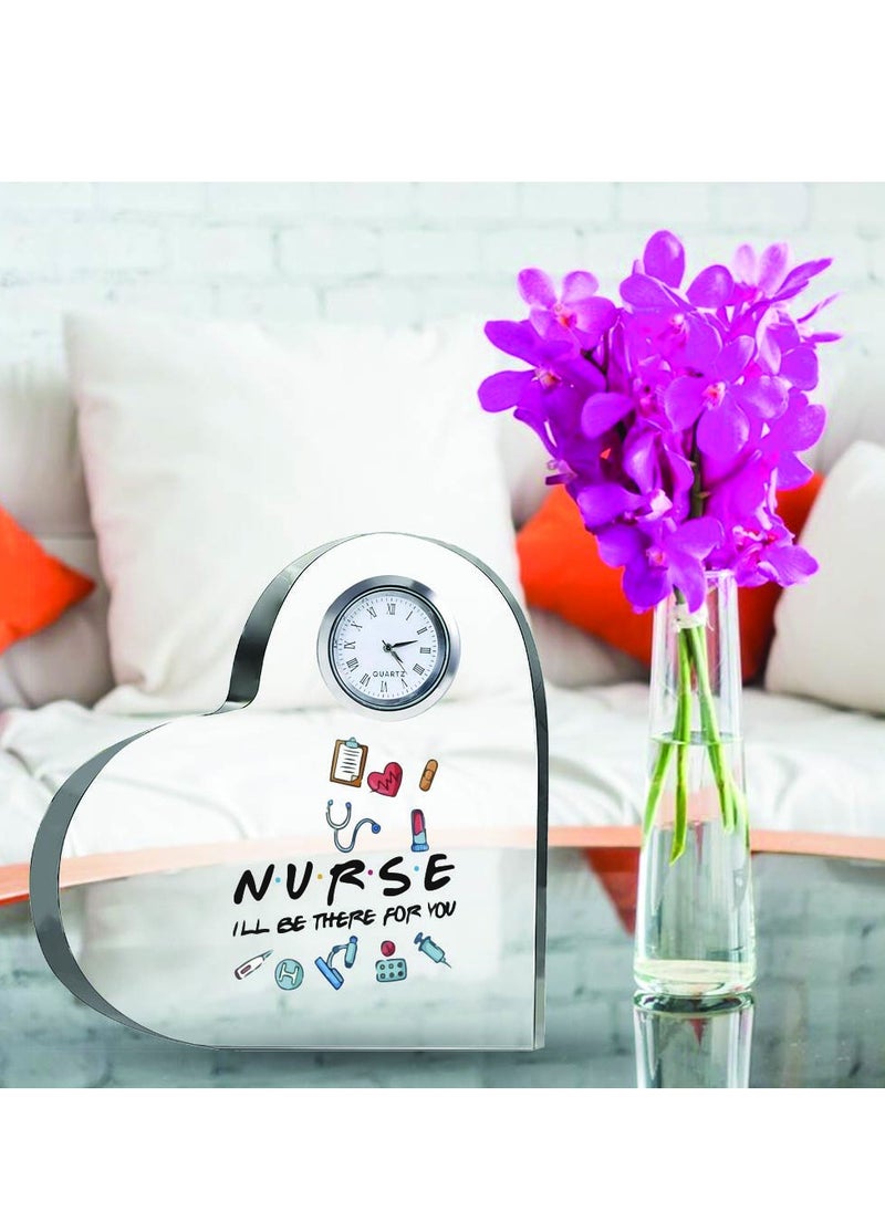 Celebrate International Nurse's Day with a Heartfelt Gift - Crystal Table Centerpiece Gift for Nurses - Appreciation Gifts for Nurse - Perfect for Medical Professionals, Nursing Students