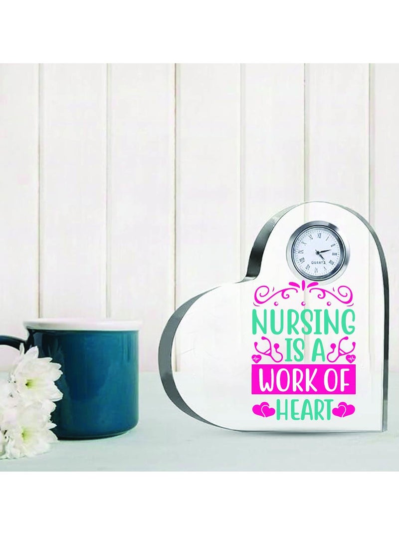 Celebrate International Nurse's Day with a Heartfelt Gift - Crystal Table Centerpiece Gift for Nurses - Appreciation Gifts for Nurse - Perfect for Medical Professionals, Nursing Students