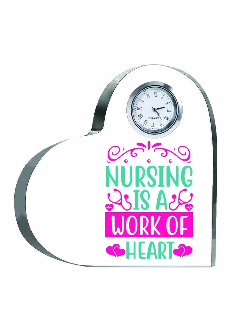 Celebrate International Nurse's Day with a Heartfelt Gift - Crystal Table Centerpiece Gift for Nurses - Appreciation Gifts for Nurse - Perfect for Medical Professionals, Nursing Students