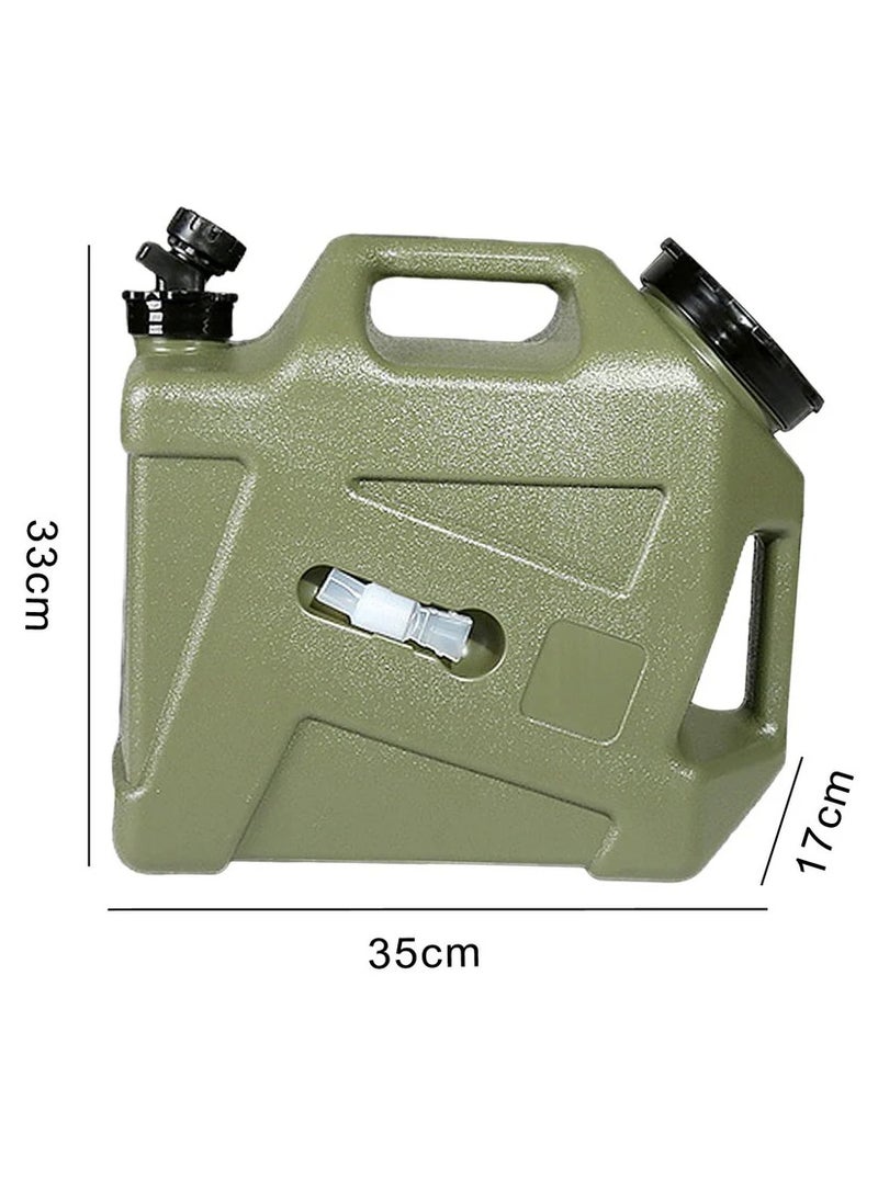 Water Container with Spigot No Leakage Water Jug for Camping BBQ Backpacking 12L