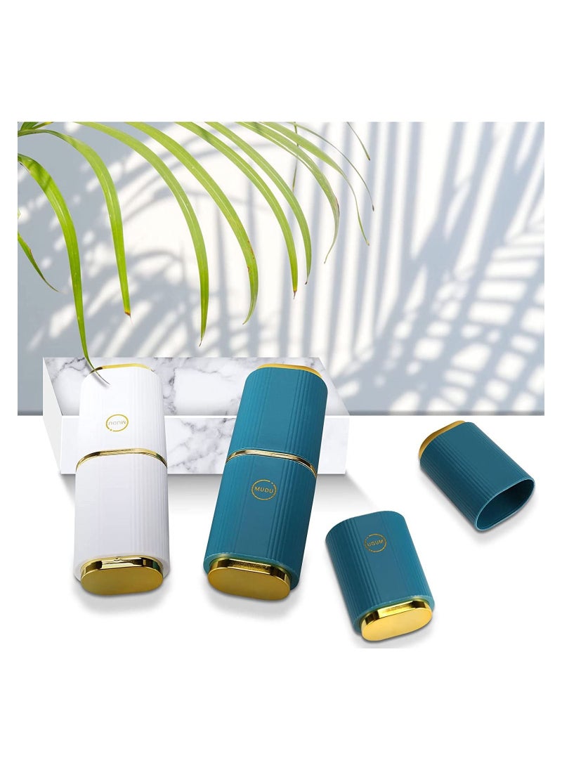 Travel Toothbrush Case,Portable Toothbrush box,Plastic Toothbrush Toothpaste case,Can place toothbrushes, tableware, etc,for Travel, Camping and business (1Pcs Toothbrush case,White)