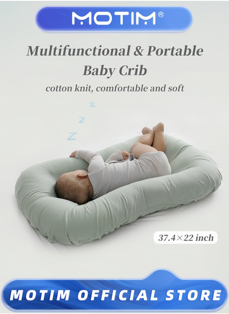 Multifunctional Portable Crib Middle Bed Newborn Sleep Cradle Anti-Startle Anti-Staggering Isolation Anti-Pressure