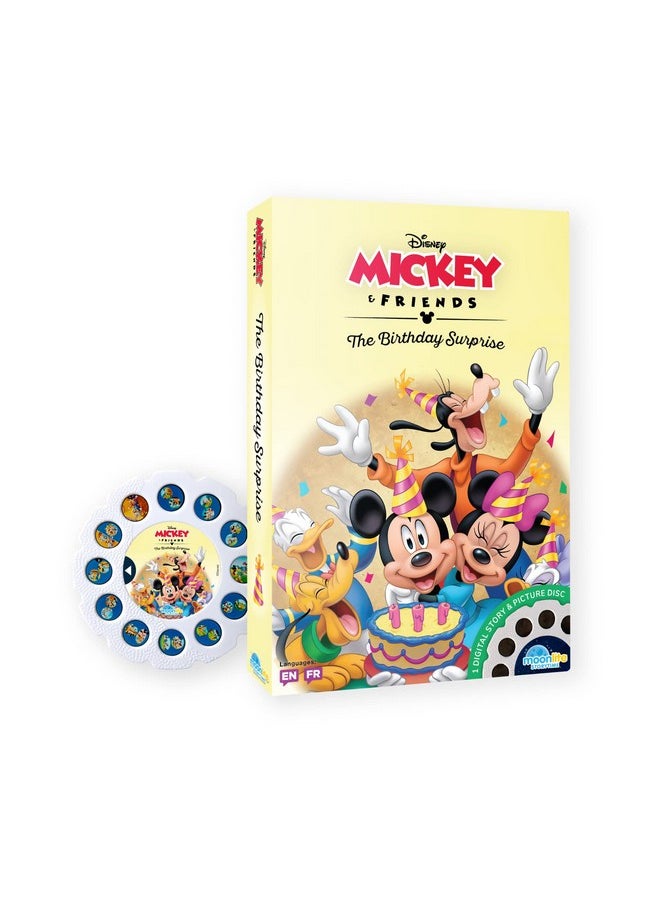 Storytime Mickey And Friends The Birthday Surprise Storybook Reel, A Magical Way To Read Together, Digital Story For Projector, Fun Sound Effects, Learning Gift For Kids Age 1 Year And Up