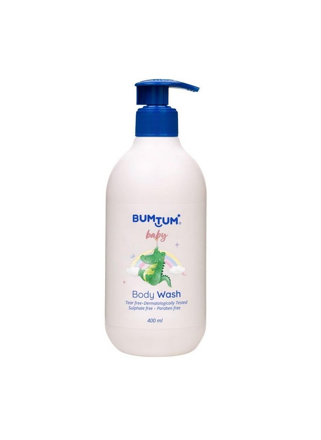 Baby Body Wash Gentle & Tear Free For Babies/Child/Kids All Skin Type, Paraben Free 400 Ml (0-5 Year)