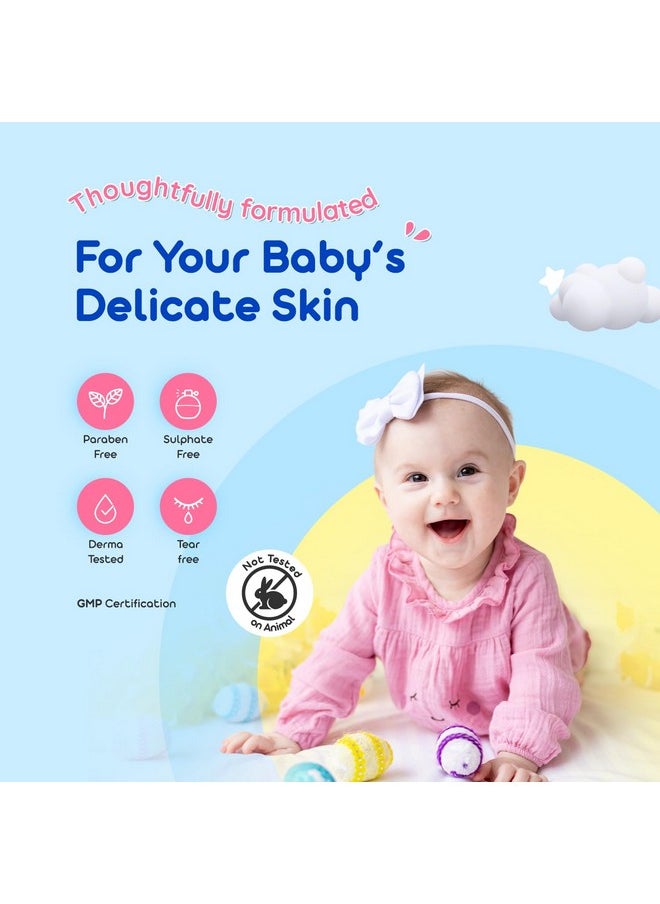 Baby Body Wash Gentle & Tear Free For Babies/Child/Kids All Skin Type, Paraben Free 400 Ml (0-5 Year)