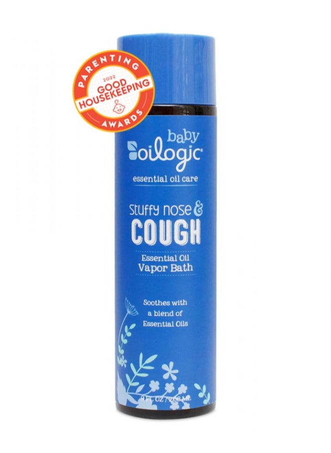 Oilogic Stuffy Nose and Cough Vapor Bath Relief for Babies & Toddlers, Essential Oil Breathe Blend - Naturally Soothes with 100% Pure Lavandin, Orange, Eucalyptus Oil & More - 266ml (9 fl oz)