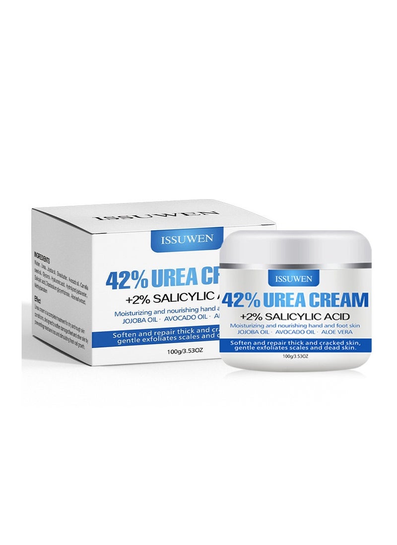 Urea Cream 42%, Anti-Crack Moisturizing Cream for Hands and Feet 100g