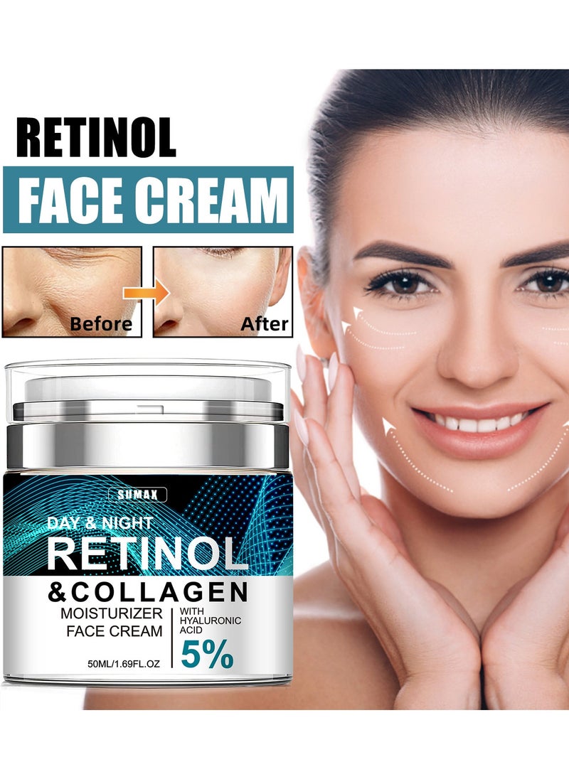 Pressed Retinol Cream, Lightens Fine Lines, Anti-wrinkle and Firms 50ml