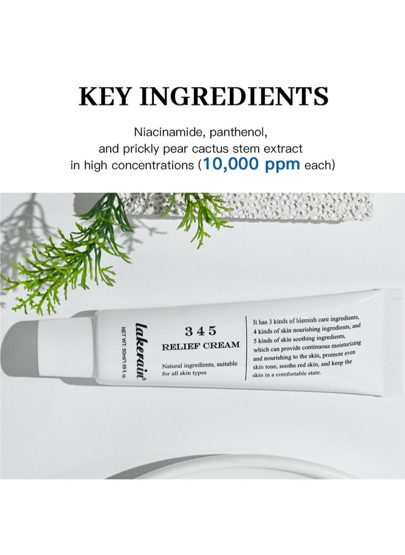 345 Facial Moisturizer, Nourishing Moisturizing Cream 50ml