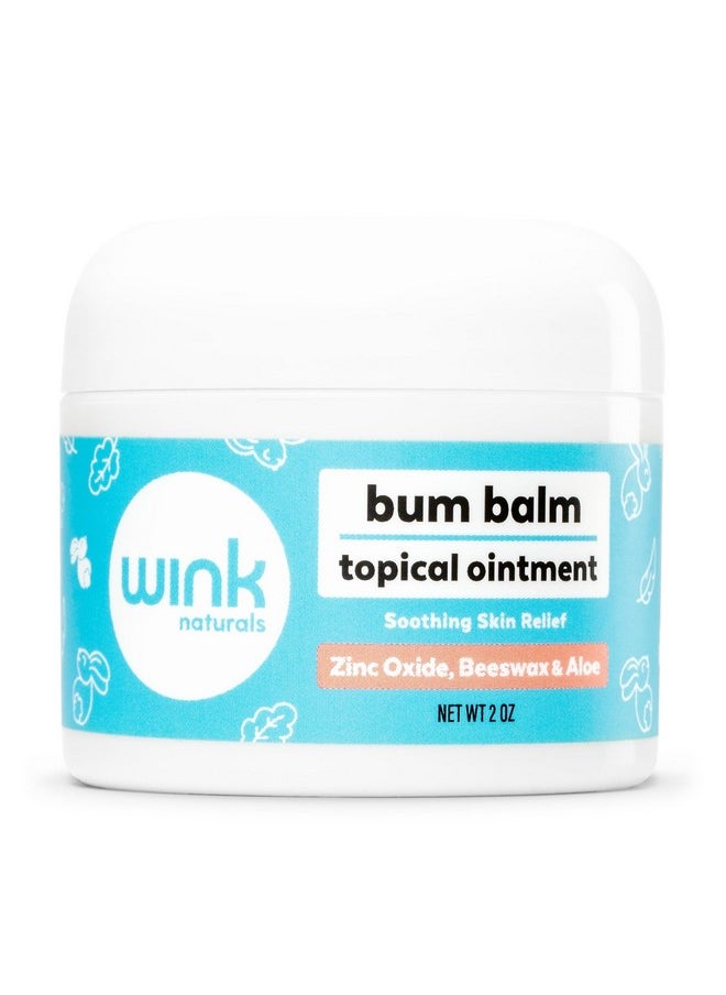 Wink Well Baby Diaper Rash Cream- Bum Balm Baby Diaper Cream For Irritated Skin And Insect Bites- Natural Moisturizing Baby Rash Ointment With No Toxins, Dyes, Fragrances, Parabens, Or Bha- 2 Oz