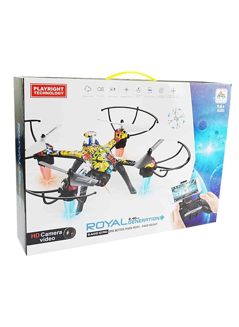 Royal Generation Smart Camera Drone Assorted H235W Multicolor