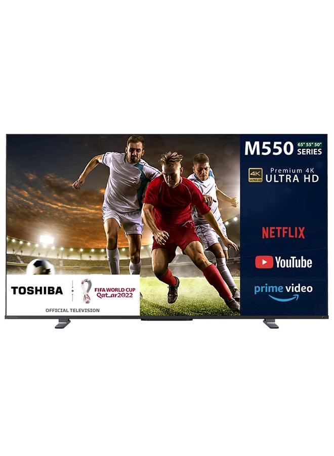 50 inch UHD LED VIDAA Smart TV 50M550KW Black