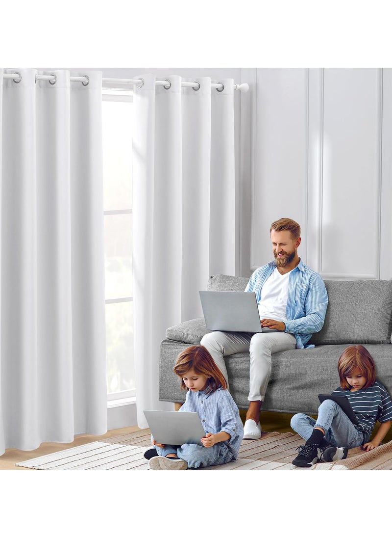 1 Panel Blackout Curtains,Darkening Curtains Decorative Thread Foil Blackout Curtains, Thermal Insulated Room Darkening Curtains for Bedroom Living Room 214x132 cm