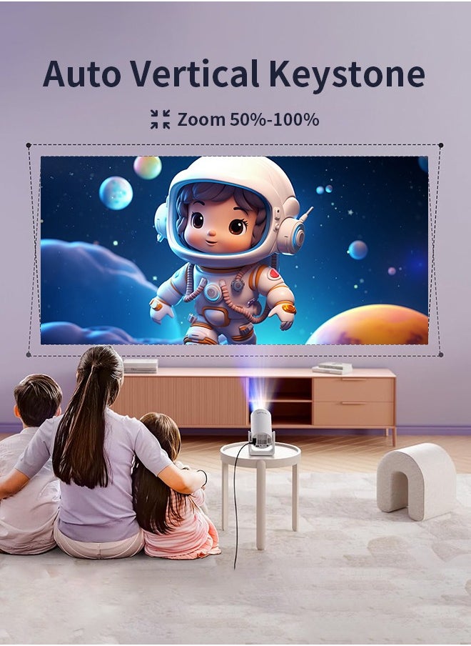 New X3 Smart Mini Portable Projector Android 11 WiFi6 Support 4K BT5.2 Projector 1920*1080P Home Cinema Pocket Projector