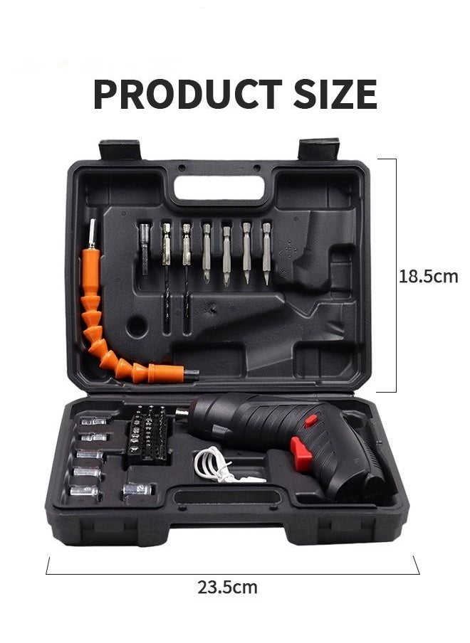 47-In-1 Rechargeable And Rotatable Cordless Electric Cordless Screwdriver Drill With Built-in LED,Cordless Screwdriver