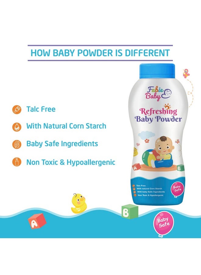 Bottom Duo, 100% Chemical Free Baby Cream With Talc Free Natural Baby Powder, Combo Offer, (Cream 100Ml + Powder 200Gm)