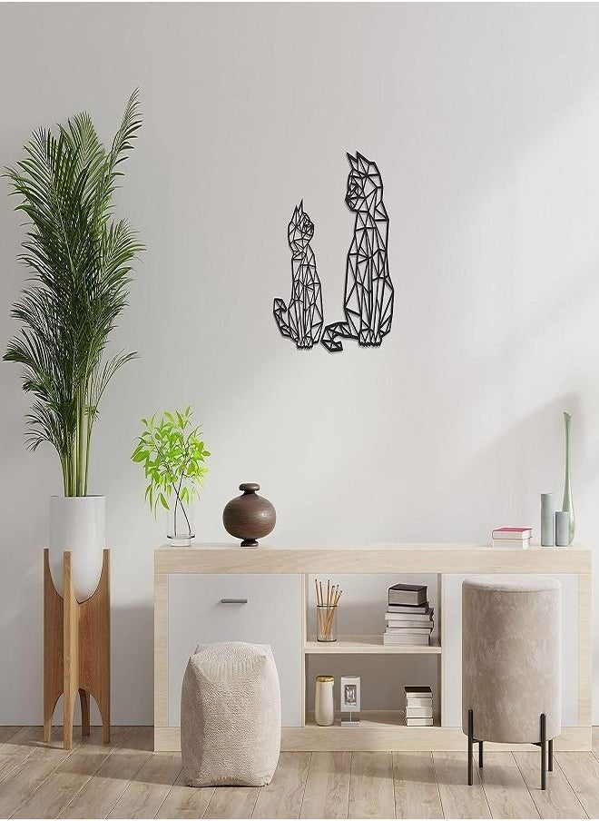 Home Decor Modern Cat Wall Art for Living Room Kids Room and Bedroom