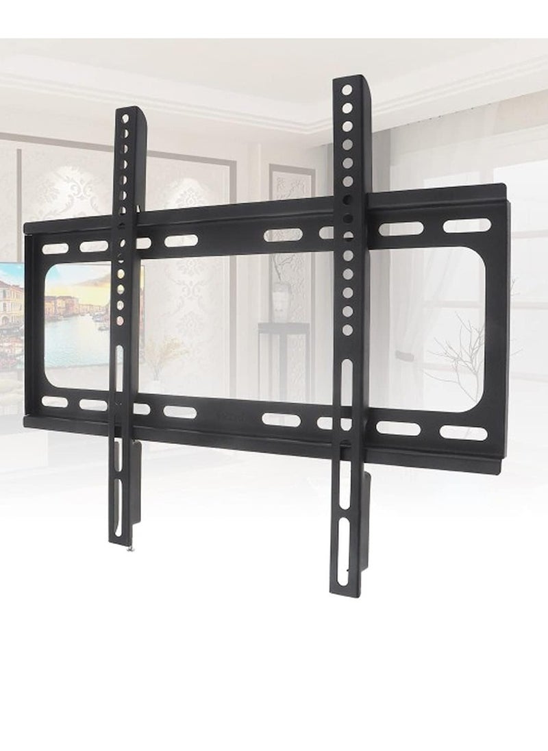 Universal Wall Mounted TV Mount Bracket For 40 To 80 Inch LCD LED Flat Screens Heavy Duty Adjustable Space Saving VESA Compatible Sturdy Streamlined Design Easy Installation