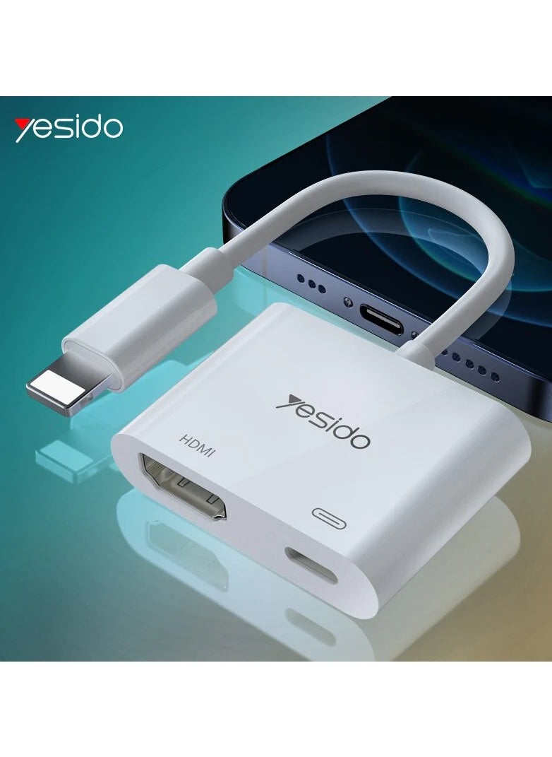 Yesido HM06 Lighting To HDMI Audio And Video Adapter