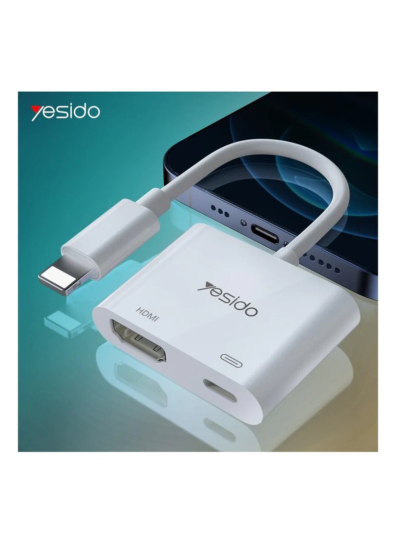 Yesido HM06 Lighting To HDMI Audio And Video Adapter