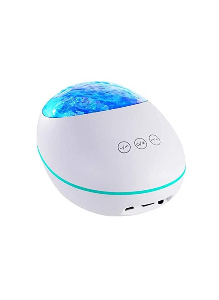 Galaxy Projector, 8 Lightening Modes Star Projector, Night Light With Bluetooth Speaker Timer For Kids, Sleeping Soothing Noise Sound Machine For Kids Living Room Bedroom, (White)