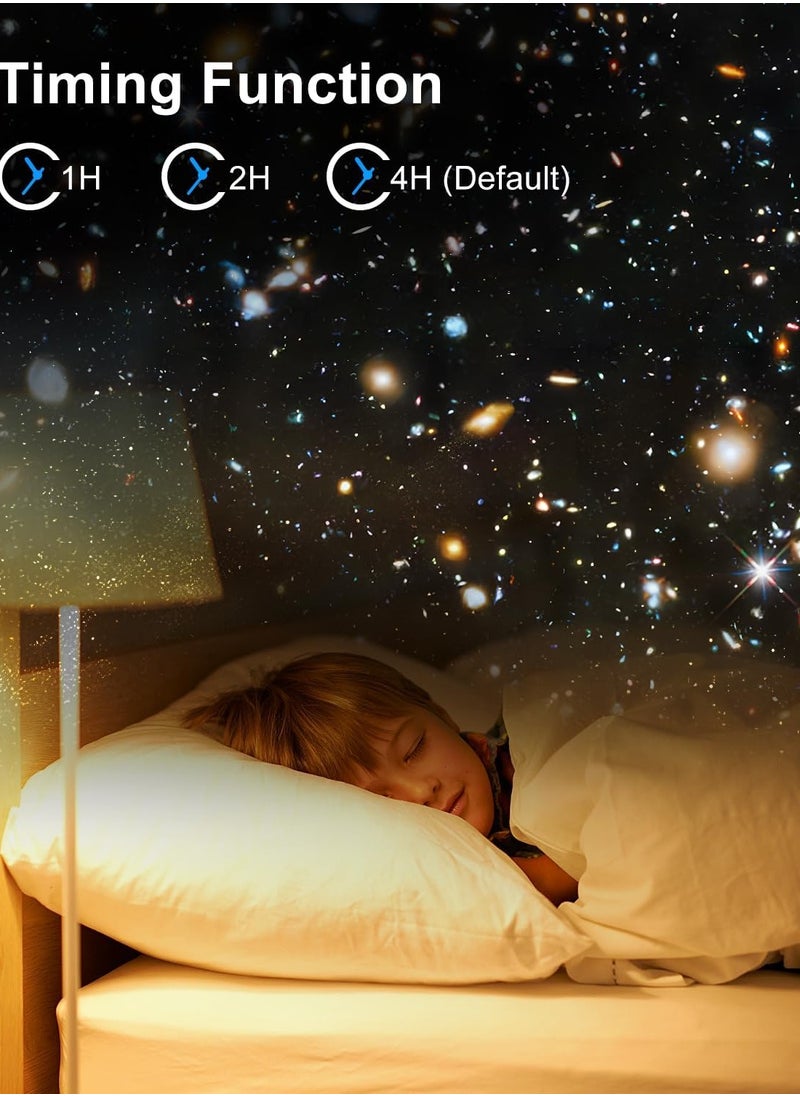 Planetarium Starry Sky Projector | 12 Discs HD Galaxy Projector for Bedroom | Rotatable Night Light for Kids & Adults | LED Starry Sky Lamp with Shooting Stars & Nebula Effects | Room Decor & Home Theater Use