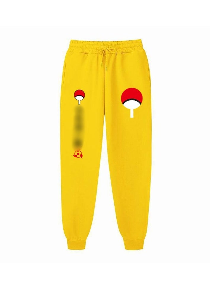 Anime Naruto Fashion Fleece Loose Legged Sports Pants