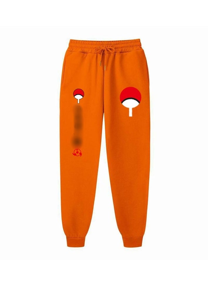 Anime Naruto Fashion Fleece Loose Legged Sports Pants