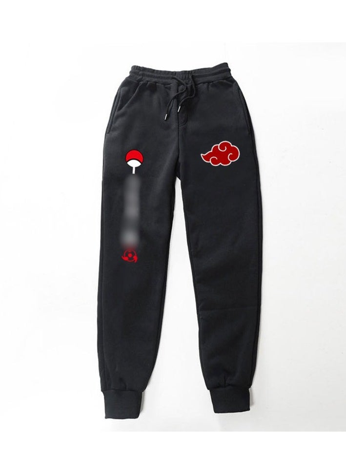 Anime Naruto Fashion Fleece Loose Legged Sports Pants