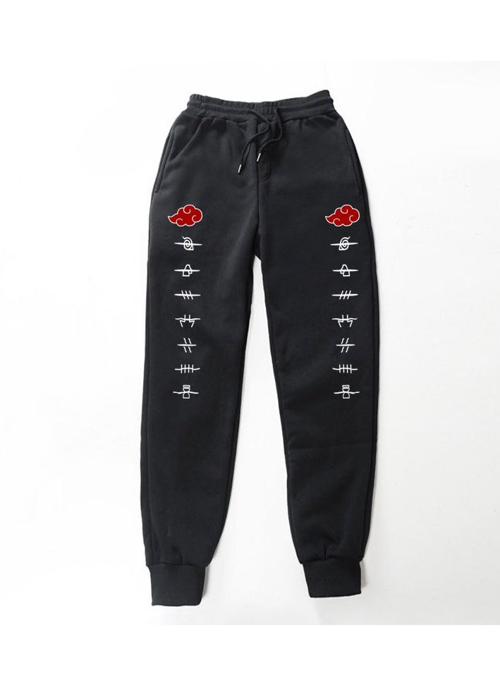 Anime Naruto Fashion Fleece Loose Legged Sports Pants