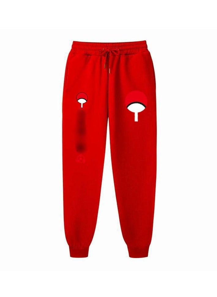 Anime Naruto Fashion Fleece Loose Legged Sports Pants