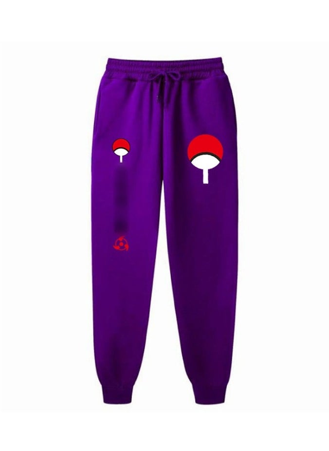 Anime Naruto Fashion Fleece Loose Legged Sports Pants