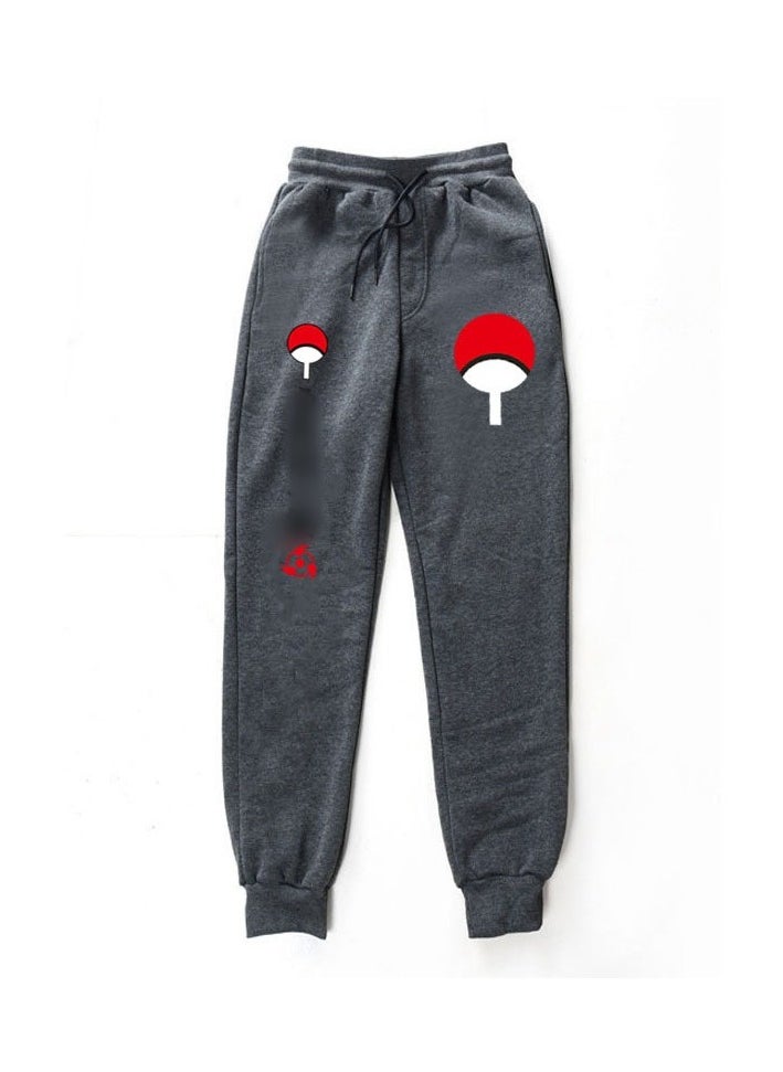 Anime Naruto Fashion Fleece Loose Legged Sports Pants