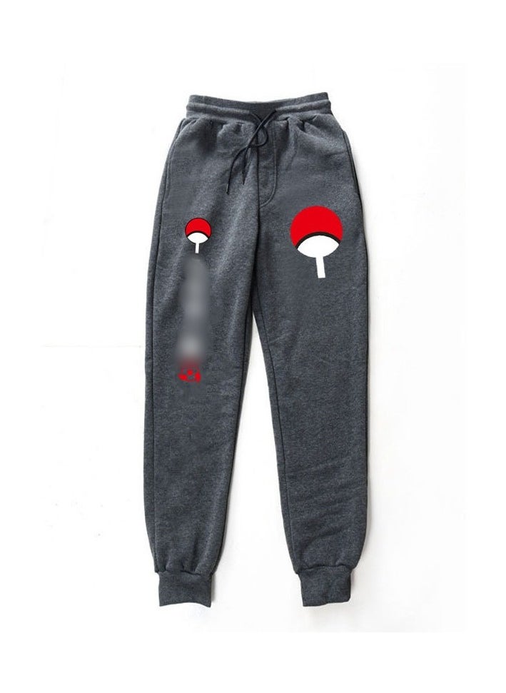 Anime Naruto Fashion Fleece Loose Legged Sports Pants