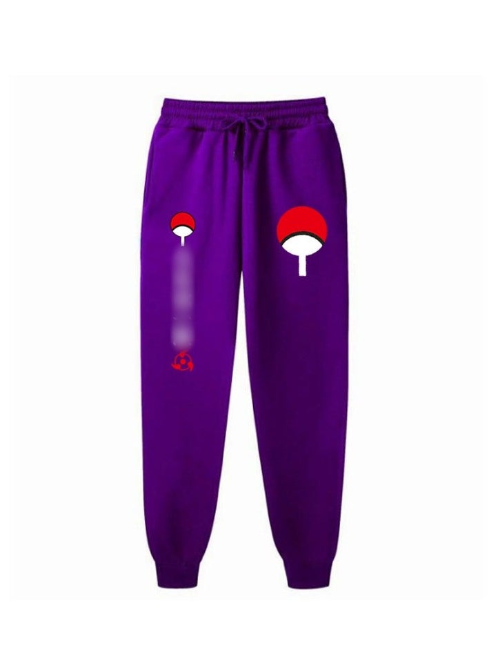 Anime Naruto Fashion Fleece Loose Legged Sports Pants