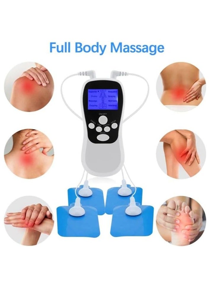 Muscle Stimulator Dual Channel with Electrode Pads for Pain Relief - Portable Therapy Machine for Back, Shoulder, and Muscle Recovery muscle stimulator physiotherapy equipment head massagers