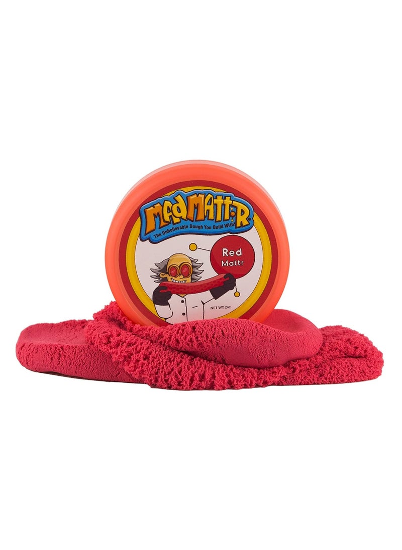 Mad Mattr Super-Soft Modeling Dough Compound, Red