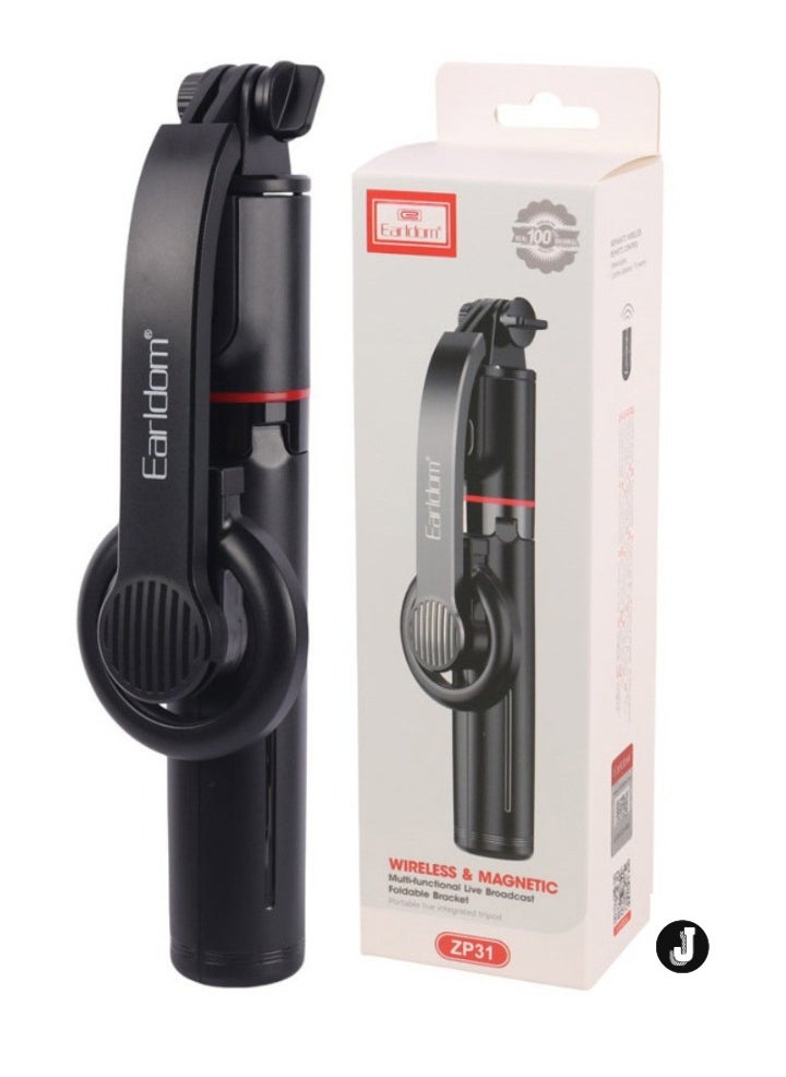 Bluetooth Tripod and Monopod with Remote Control – Versatile Stand for Selfies, Photography, and Live Streaming – Compact and Portable Design