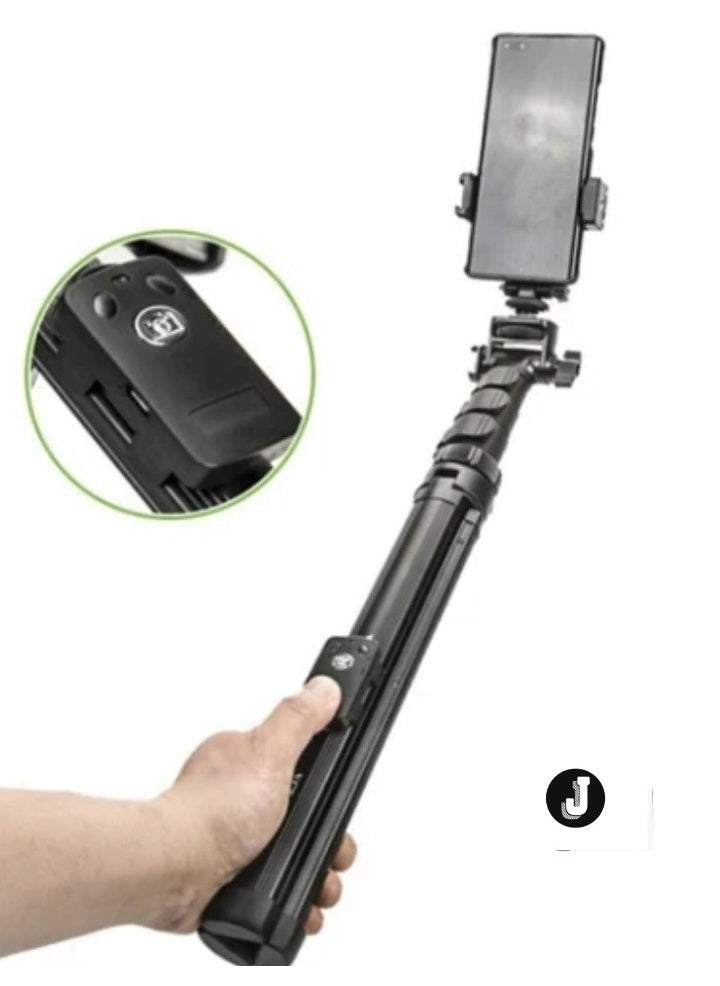 Bluetooth Selfie Stick with Extendable Tripod Stand – Camera Phone Holder for iPhone & Android with Wireless Remote Control for Perfect Selfies, Vlogging, and Group Photos