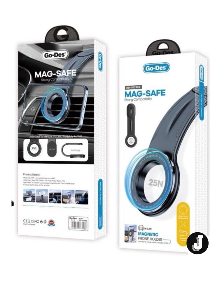 Magnetic Car Bracket – Strong & Secure Mount for Convenient Hands-Free Phone Use