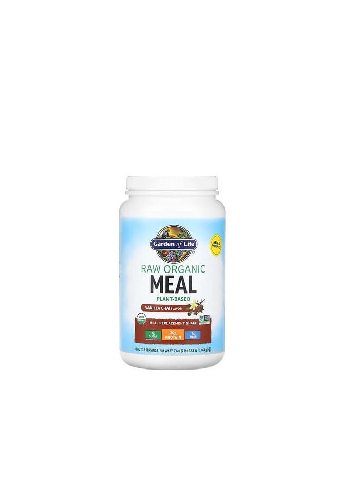 , RAW Organic Meal, Shake & Meal Replacement, Vanilla Chai, 37.53 oz (1,064 g)