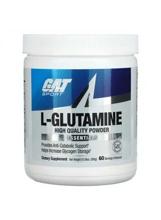 GAT L-Glutamine Unflavored 10.58 oz (300 g)