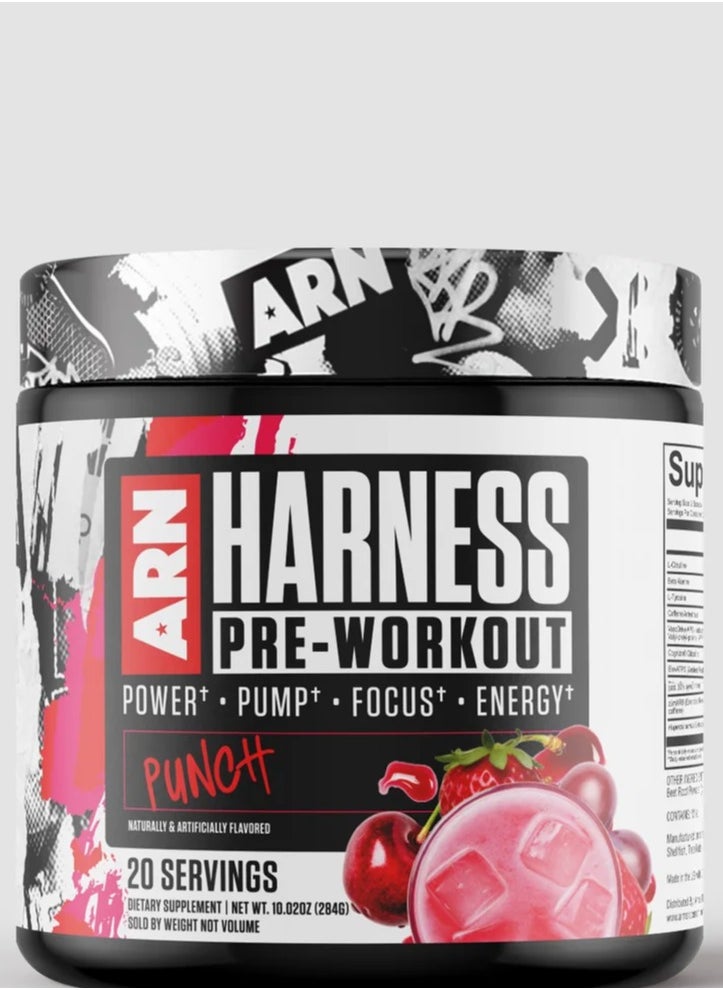 Harness Pre-Workout 20 Servings - Punch 284g