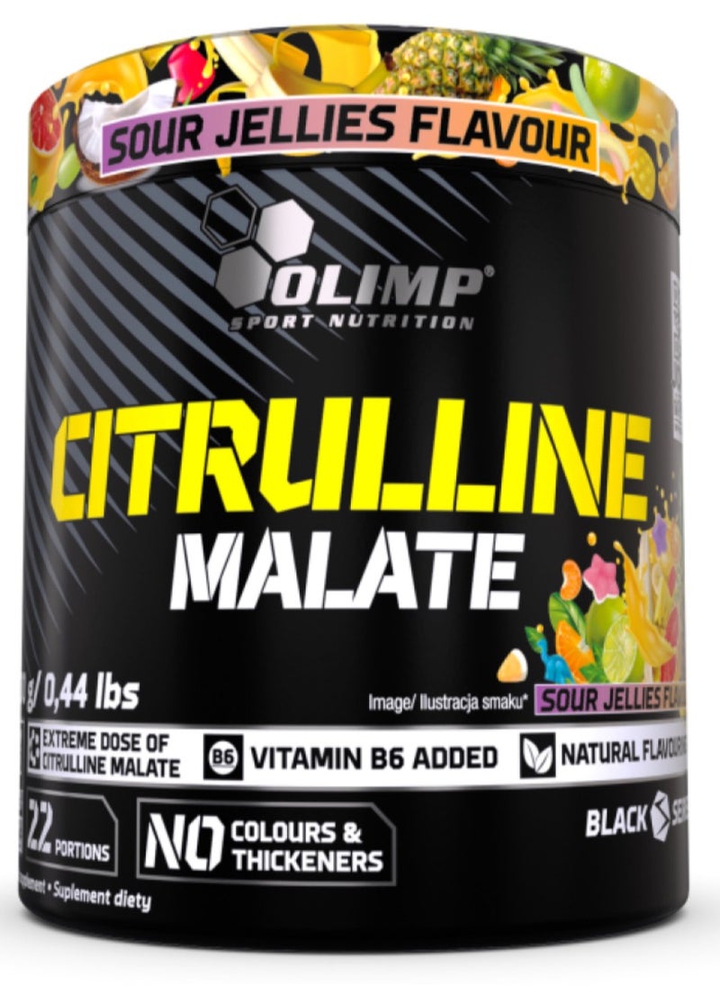 Citrulline Malate, Sour Jellies, 200g