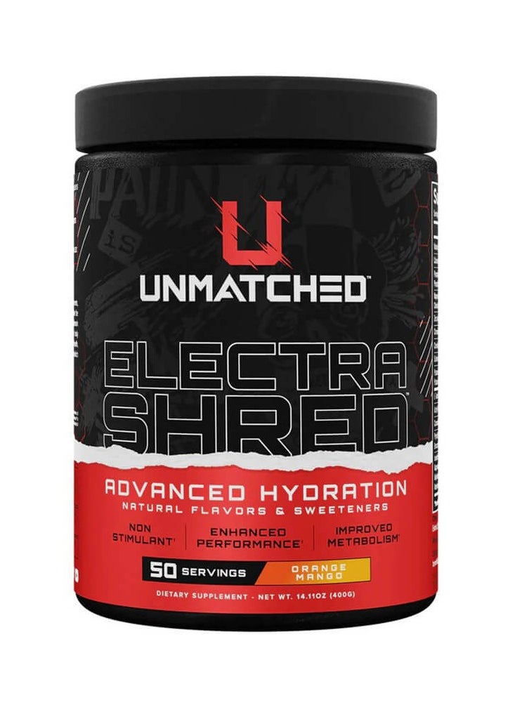 Unmatched Electra Shred Pre-Workout Orange Mango 400g