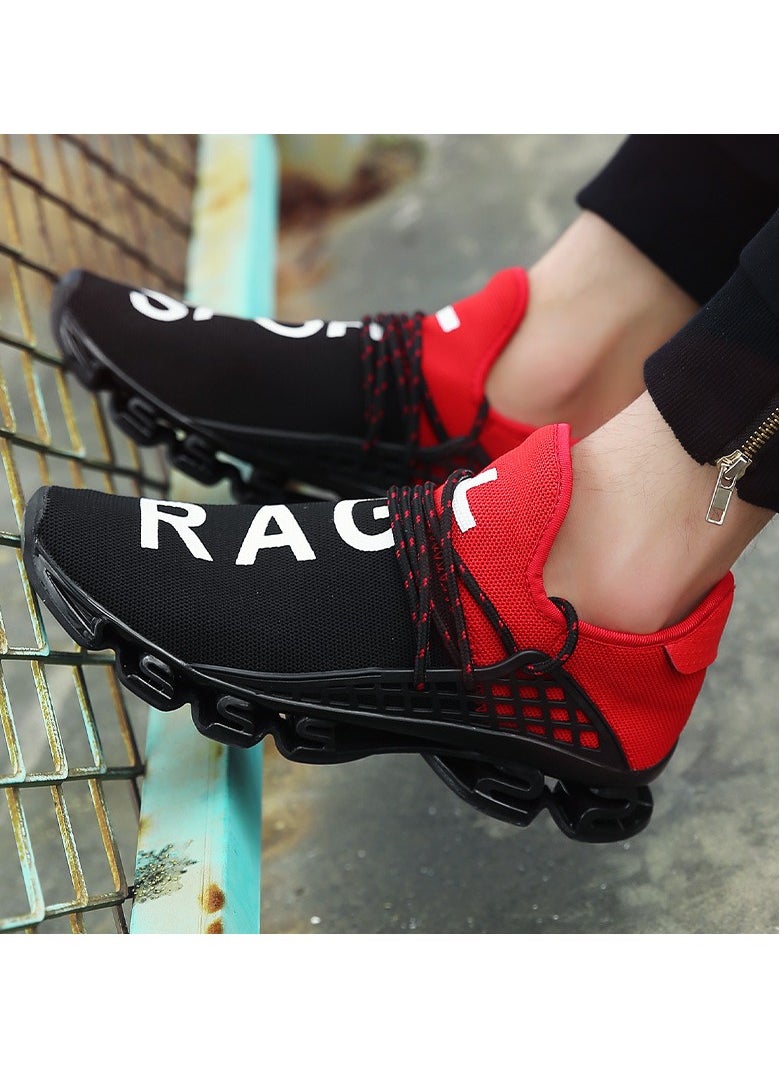 Causal Rubber Sole Sneakers