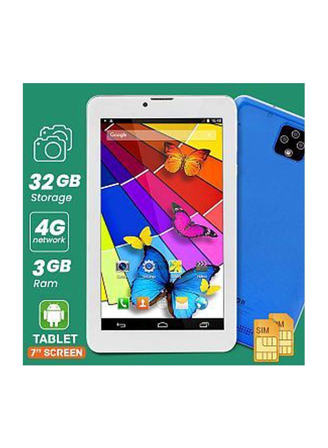 X10 7-Inch, Dual SIM, 32GB, Wi-Fi, 4G LTE, Blue