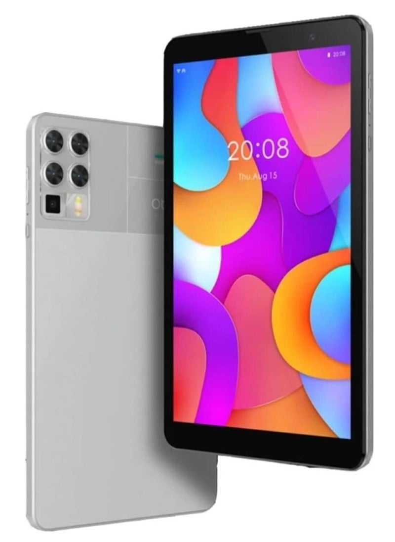 Oteeto K7 Android Tablet, 7.0 Inch 8 GB RAM, 256 GB ROM, 3500 mAh Battery, Octa Core Processor, Android 13.0, 5 + 8 MP Front Camera | Grey